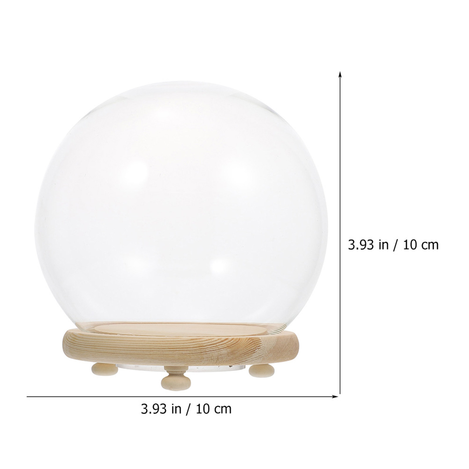 Clear Glass Dome Display Case  - Plastic Dome Clear recensione e prezzo
