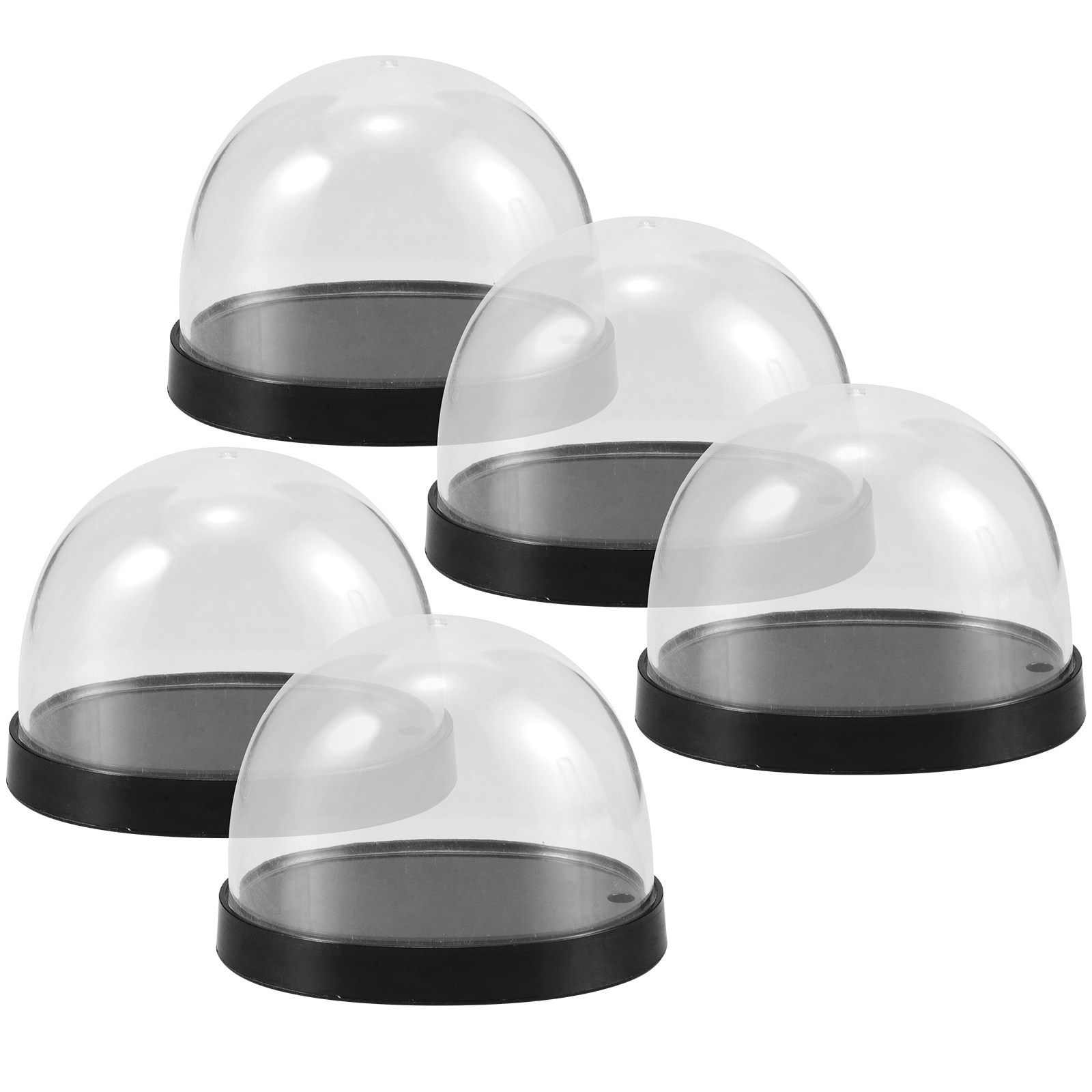 5Sets Glass Cloche Dome High T - Plastic Dome Clear recensione e prezzo