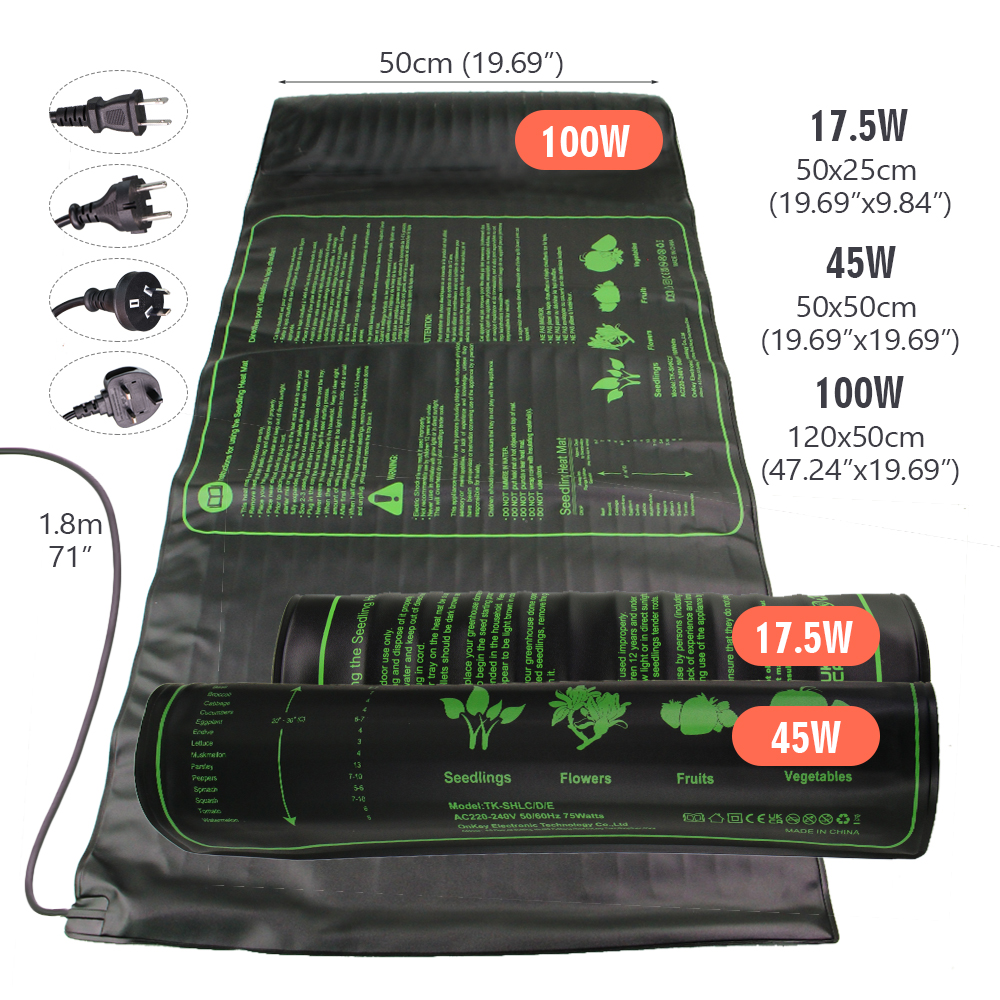 17.5W 45W 100W Seedling Heat M - Rooting Gel Clone recensione e prezzo