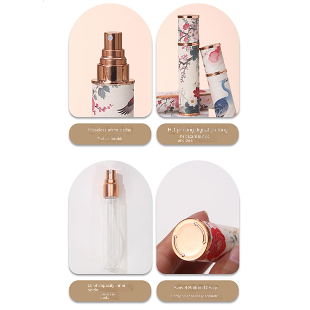 Portable PU Leather Perfume Bo - Misting Bottle Fine recensione e prezzo