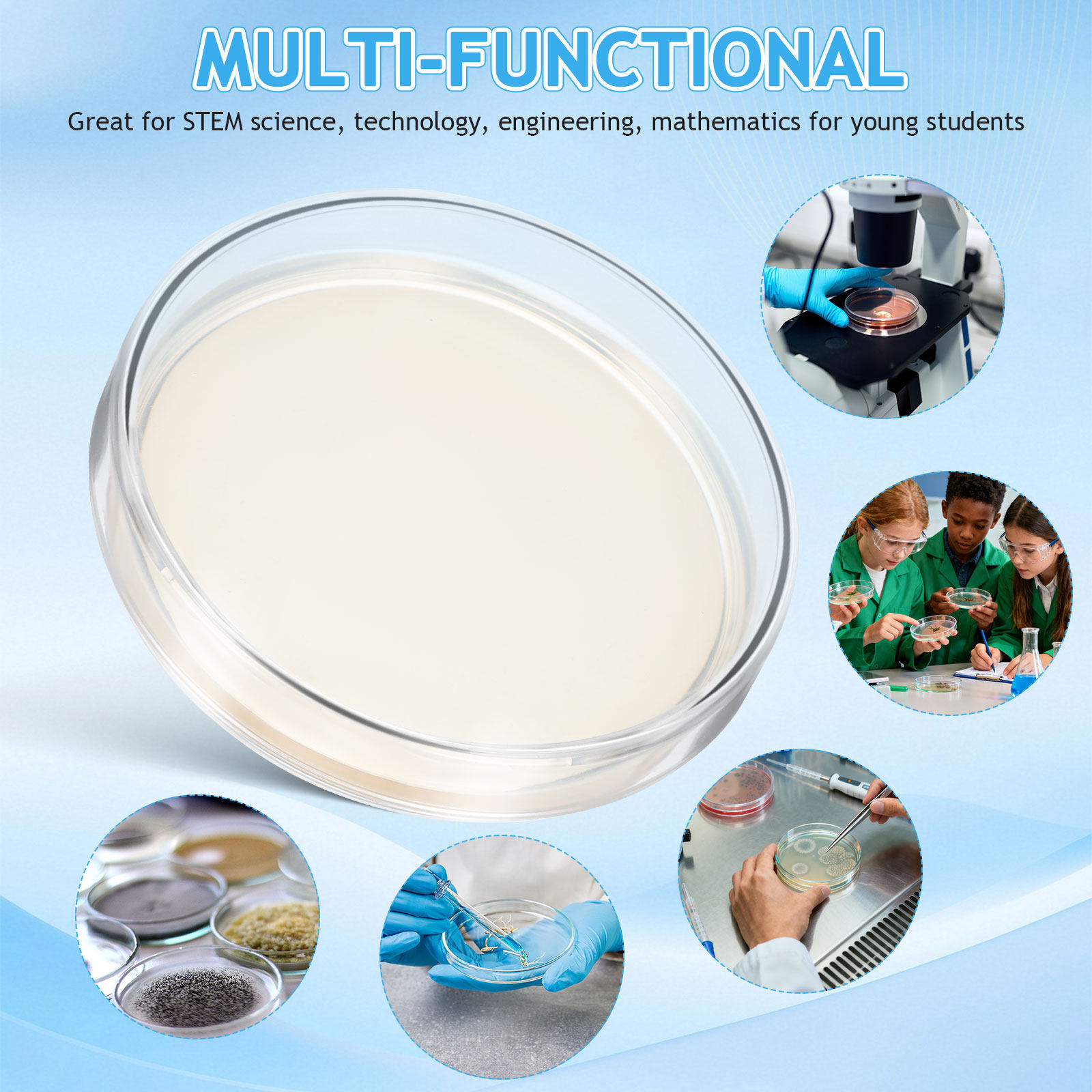 Agar Plates 10pcs Ready to Use - Agar Tissue Culture recensione e prezzo