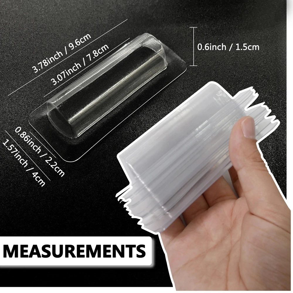 50/100pcs Money Card Holder Wi - Plastic Dome Clear recensione e prezzo