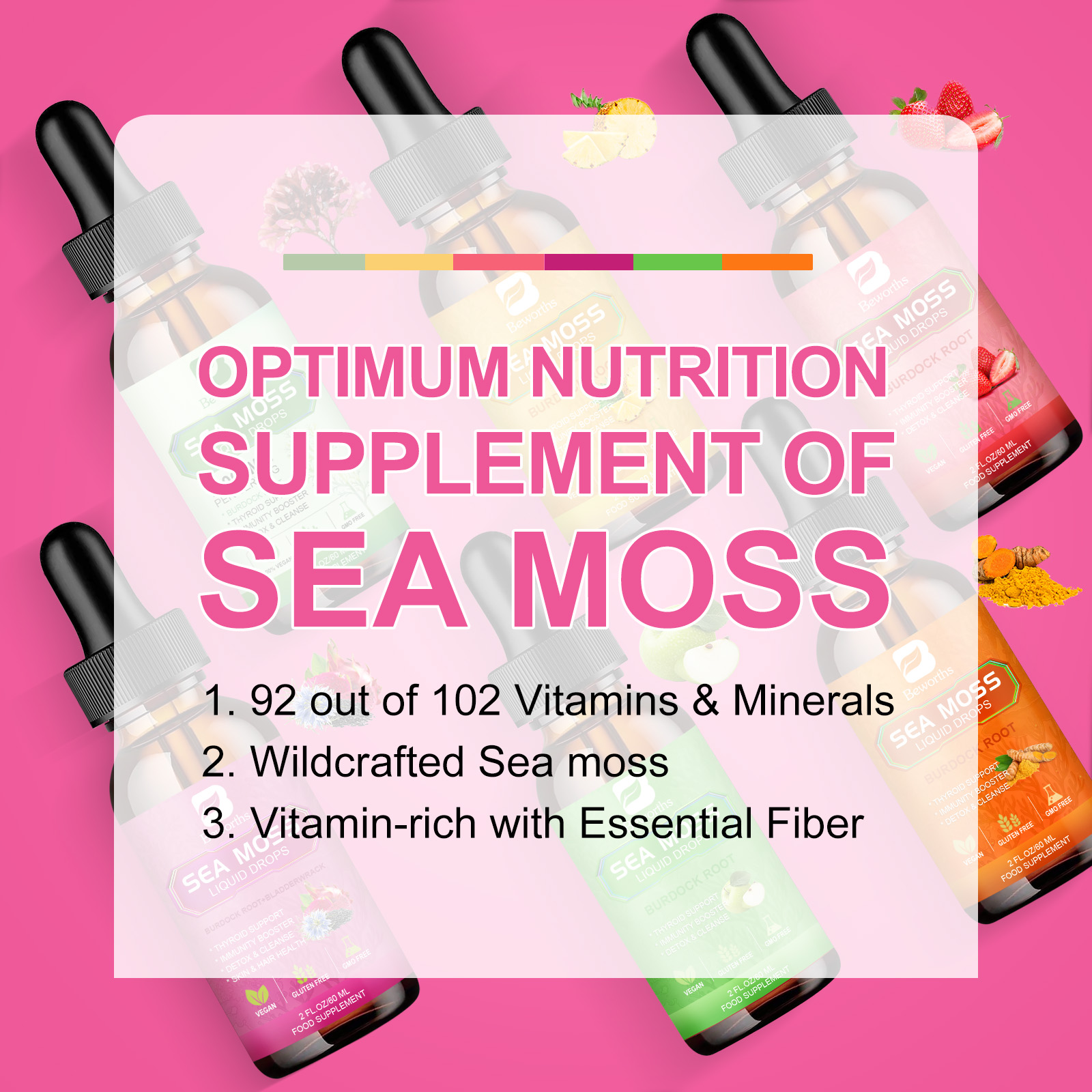 BEWORTHS 3000MG Seamoss Liquid - Root Stimulator Liquid recensione e prezzo