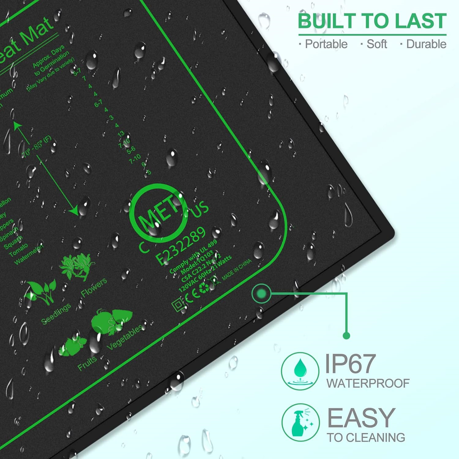 Seedling Heat Mat With Digital - Rooting Gel Clone recensione e prezzo