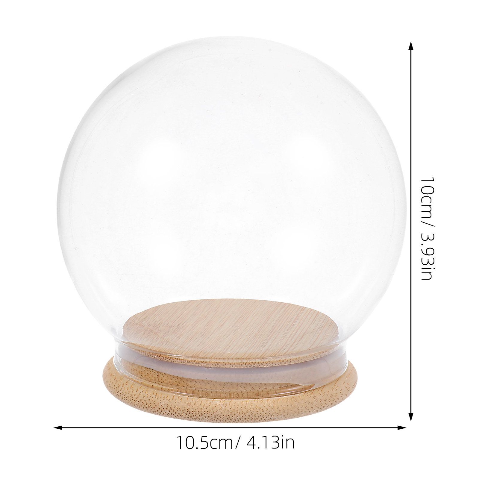 Glass Dome Eternal Flower Disp - Plastic Dome Clear recensione e prezzo