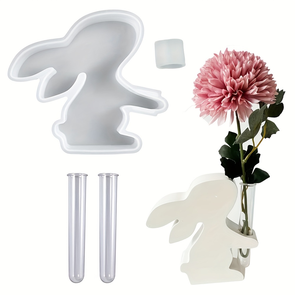 4pcs/set Easter Bunny Silicone - Propagation Station Vase recensione e prezzo