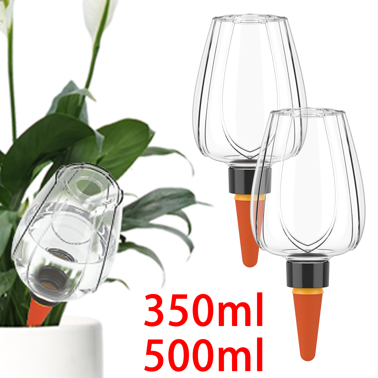 4Pcs Plant Watering Globe Clea - Self Watering Insert recensione e prezzo