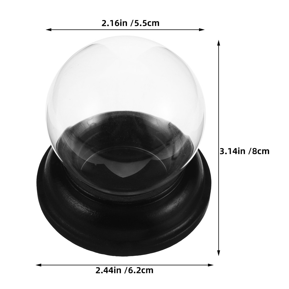 Empty Fillable Glass Snow Glob - Plastic Dome Clear recensione e prezzo