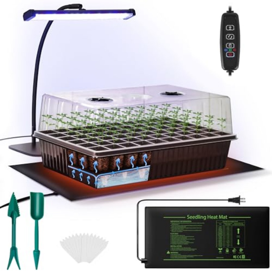 60-Cell Self-Watering Seed Sta - Humidity Dome Kit recensione e prezzo