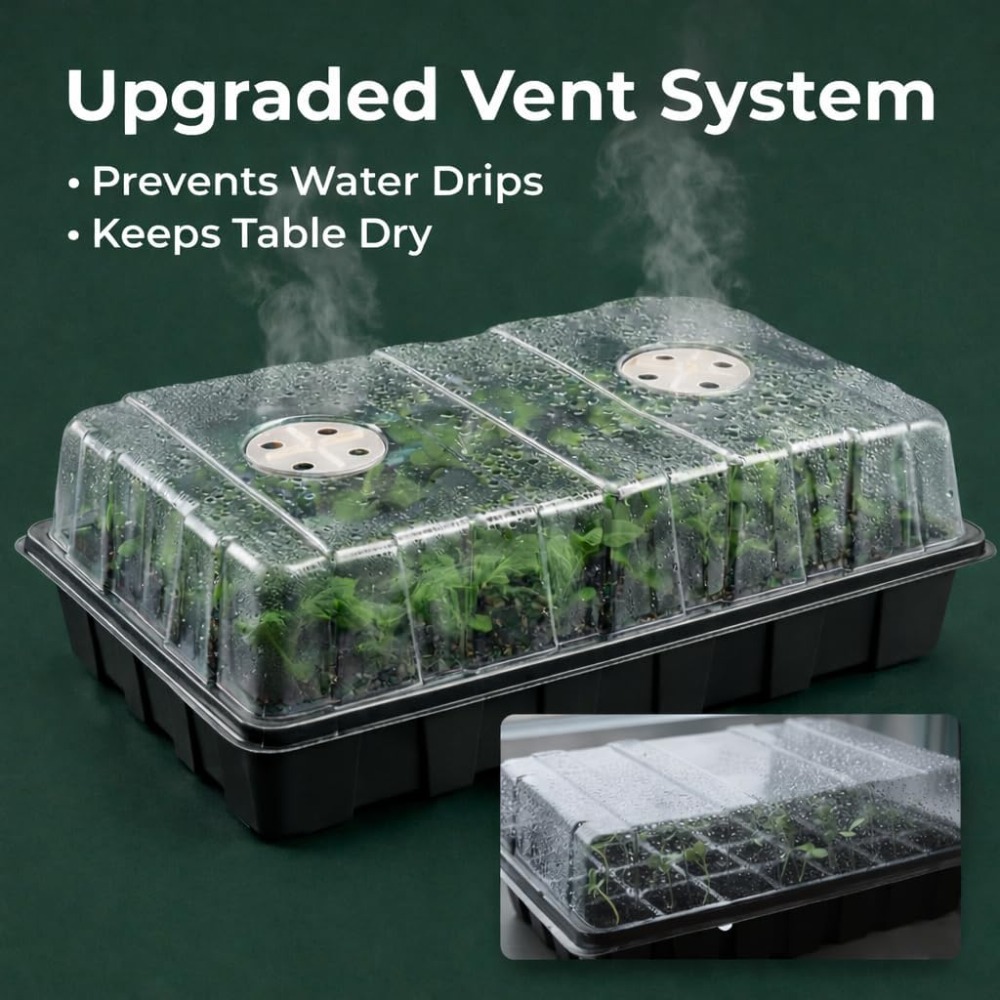 5-Set Seed Starter Tray Kits,  - Humidity Dome Kit recensione e prezzo