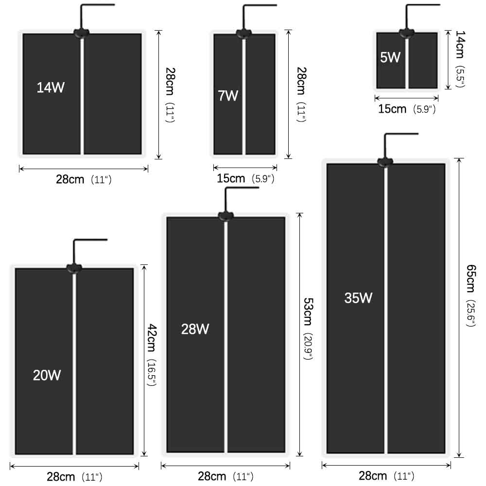 35W-5W Seeds Seedlings Plant H - Heat Mat Seedling recensione e prezzo