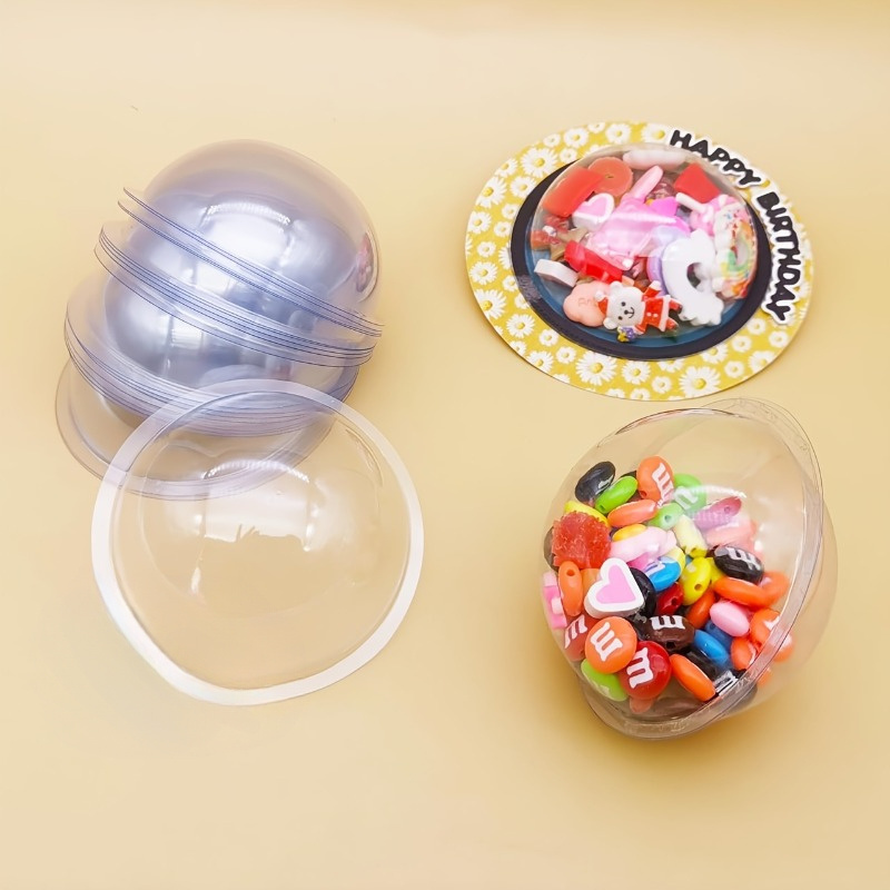 10pcs/set DIY Plastic Candy Do - Plastic Dome Clear recensione e prezzo