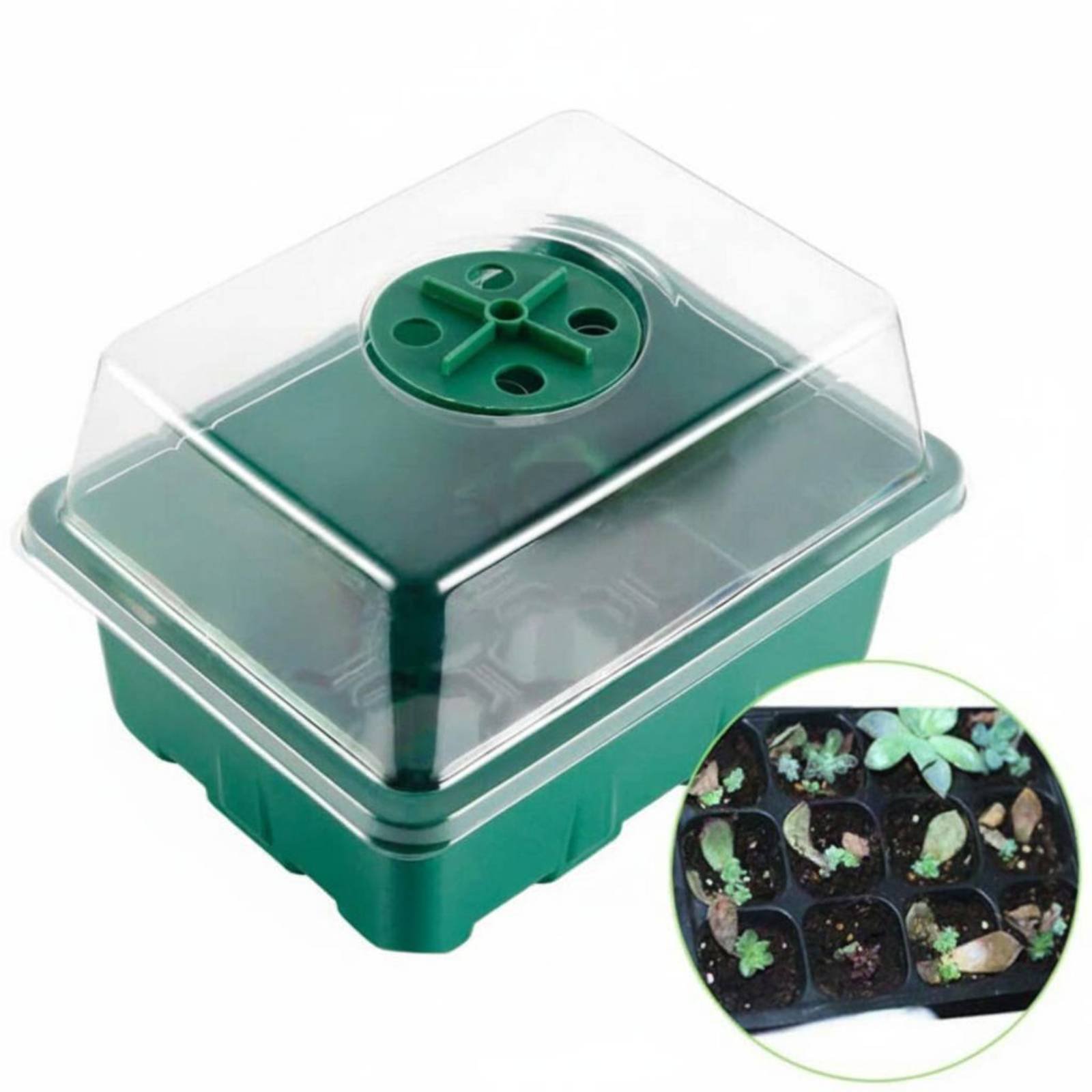12 Compartment Germination Tra - Humidity Dome Kit recensione e prezzo