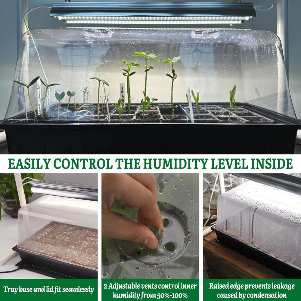 Seed Starter Kit with Grow Lig - Humidity Dome Kit recensione e prezzo