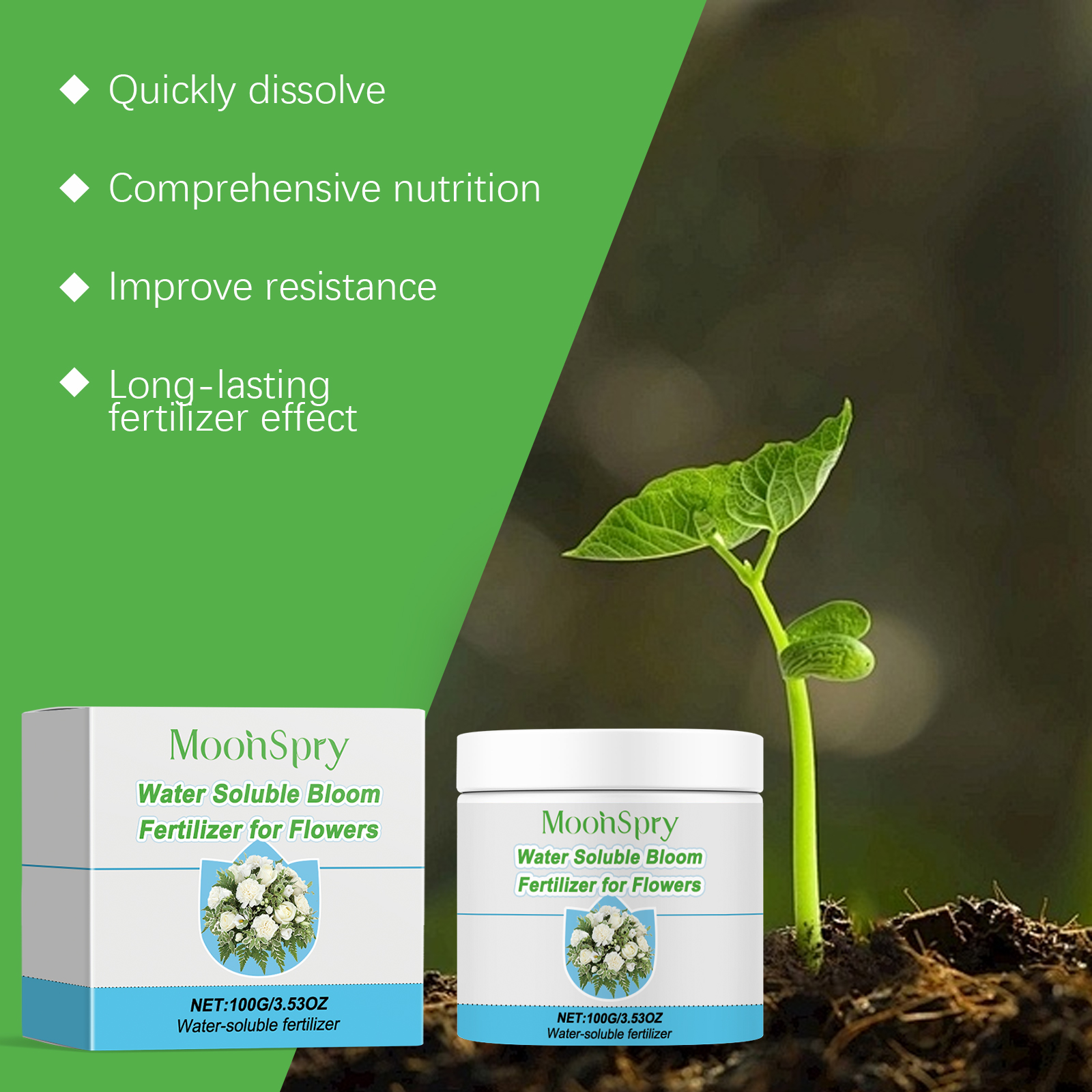 Water Soluble Bloom Fertilizer - Root Stimulator Liquid recensione e prezzo