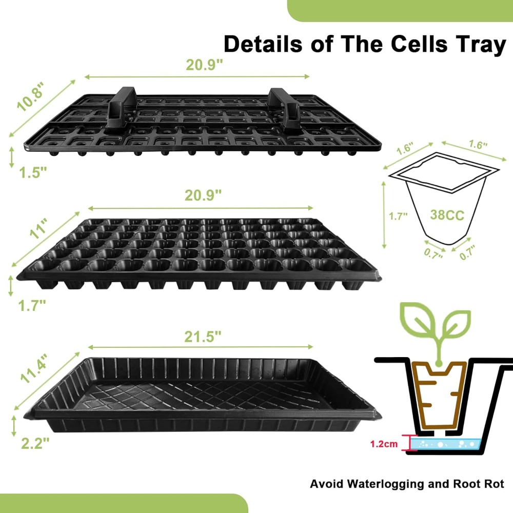 72 Cell Seed Starter Trays wit - Propagation Tray 72 recensione e prezzo