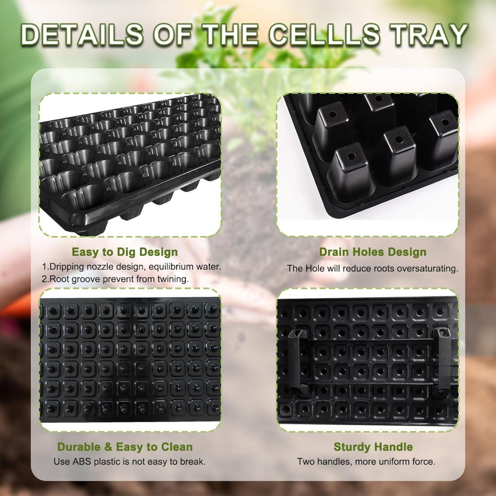 72 Cell Seed Starter Trays wit - Propagation Tray 72 recensione e prezzo