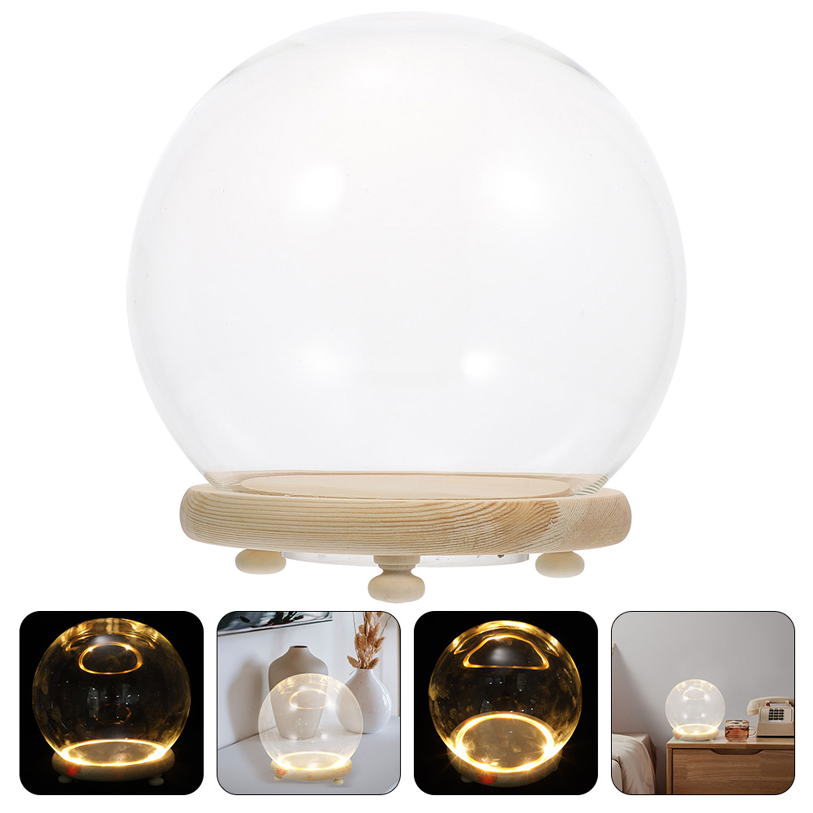 Eternal Flower Glass Cover Cle - Plastic Dome Clear recensione e prezzo
