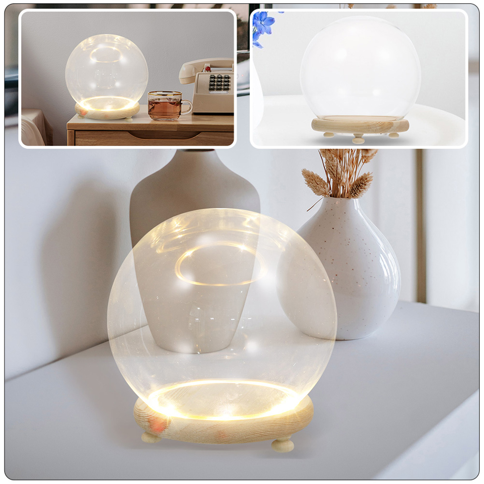 Eternal Flower Glass Cover Cle - Plastic Dome Clear recensione e prezzo