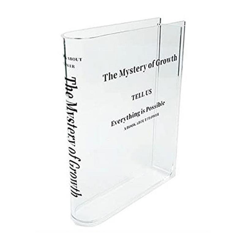 Clear Book Vase Aesthetic Acry - Propagation Station Vase recensione e prezzo