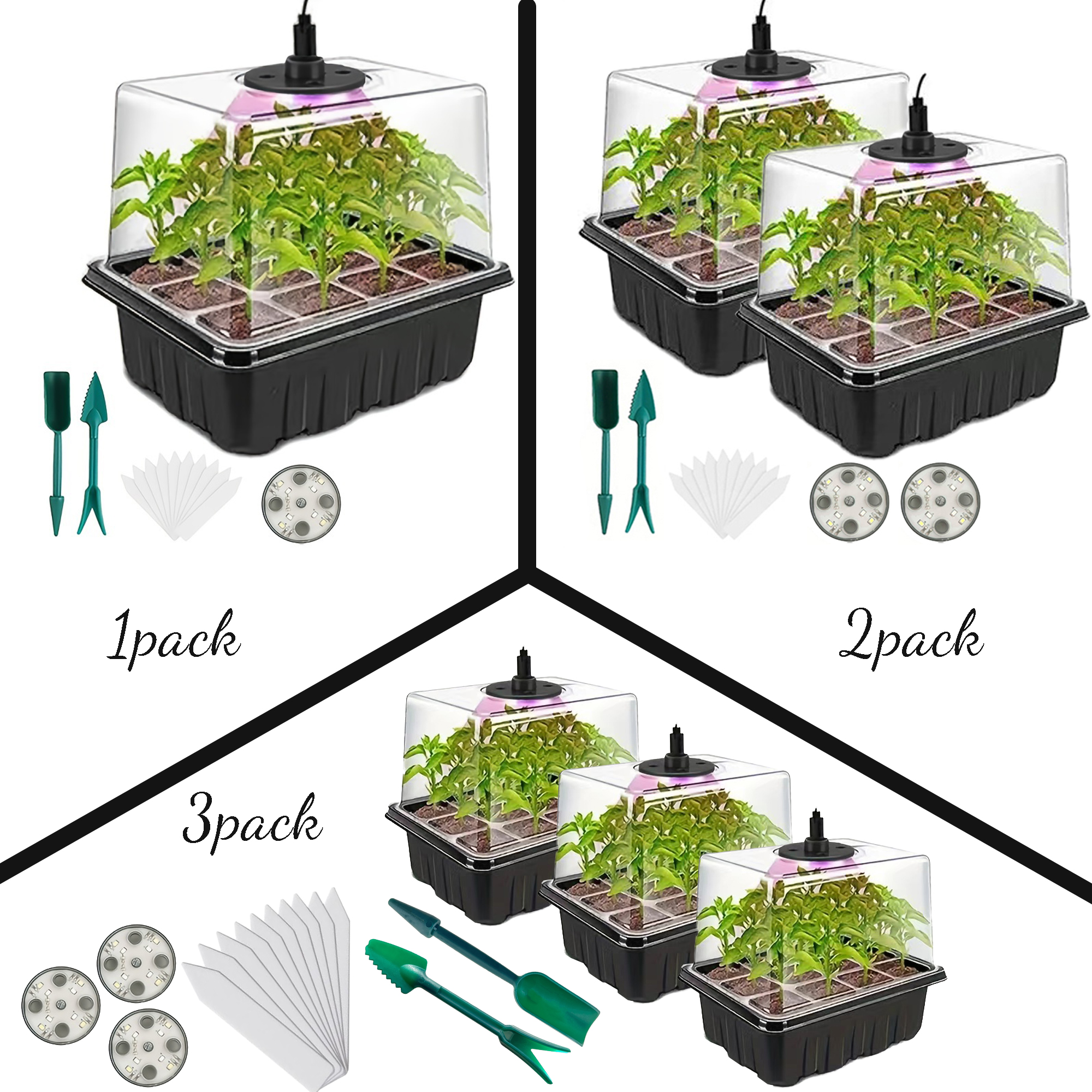 Seedling Starter Kit 1/2/3 Set - Humidity Dome Kit recensione e prezzo