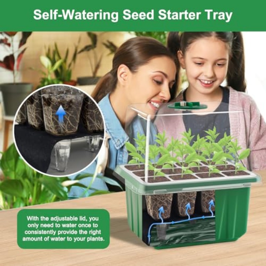 Seed Starter Tray with Light,  - Humidity Dome Kit recensione e prezzo