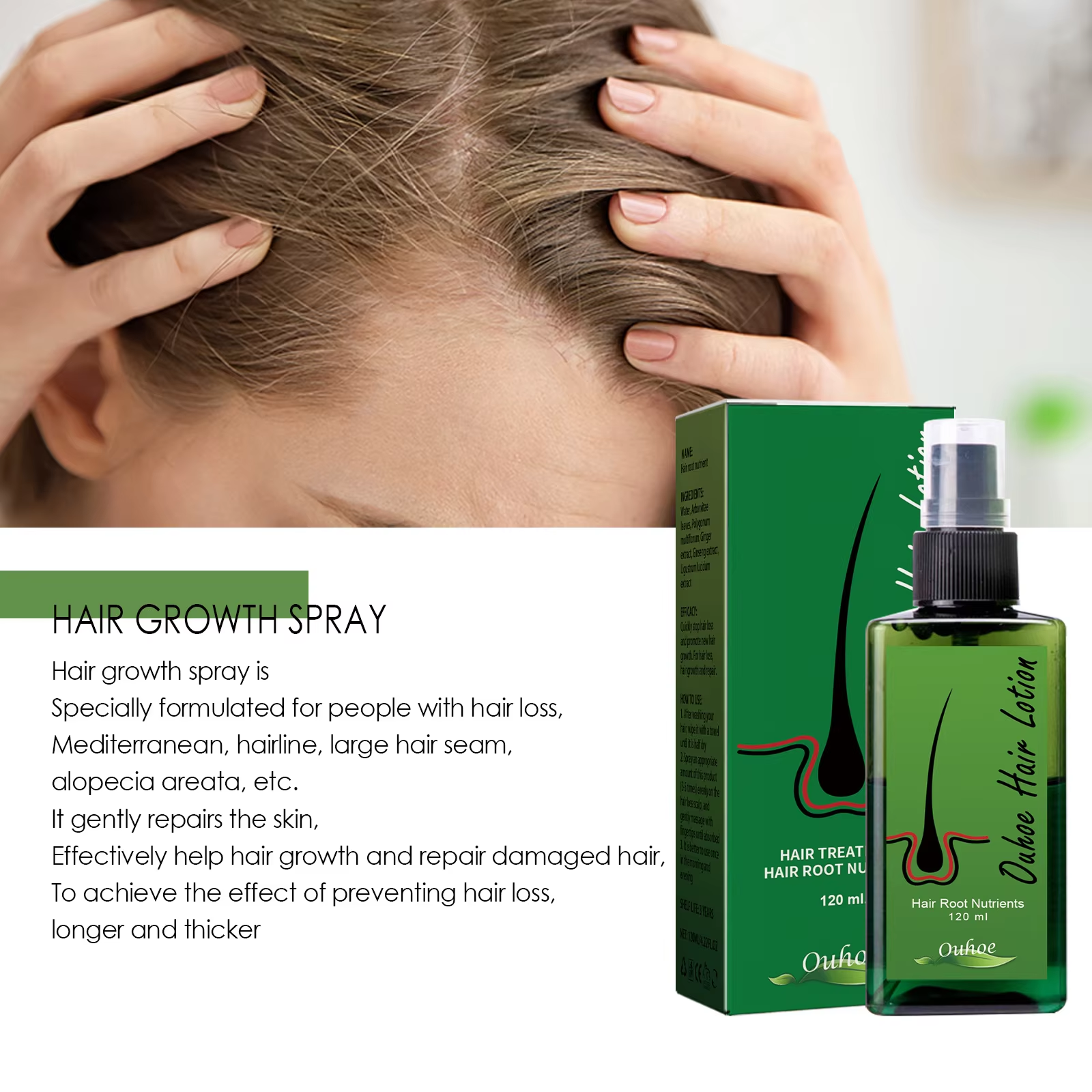 Hair Growth Spray Anti Hair Lo - Root Stimulator Liquid recensione e prezzo