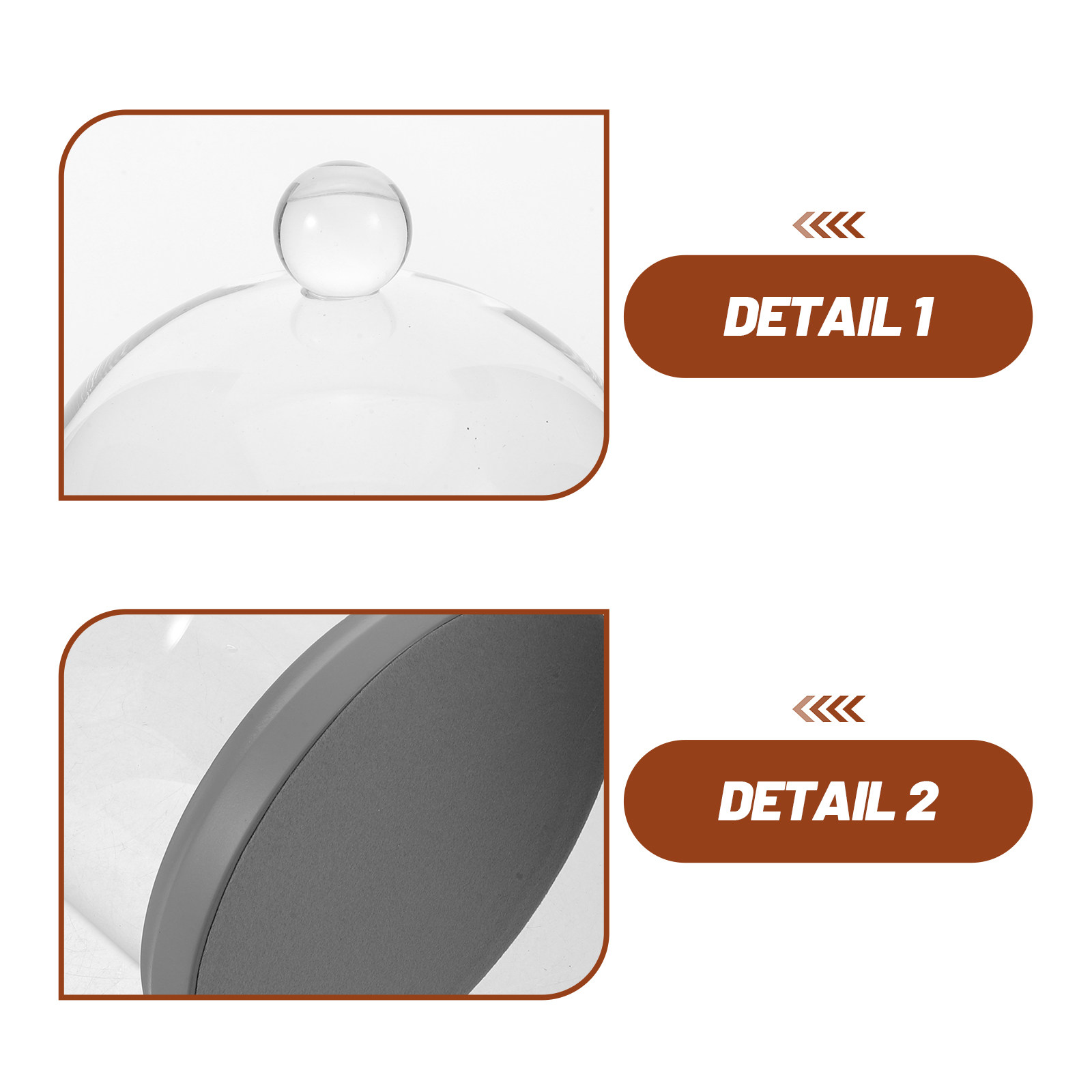 Glass Cloche Dome Transparent  - Plastic Dome Clear recensione e prezzo