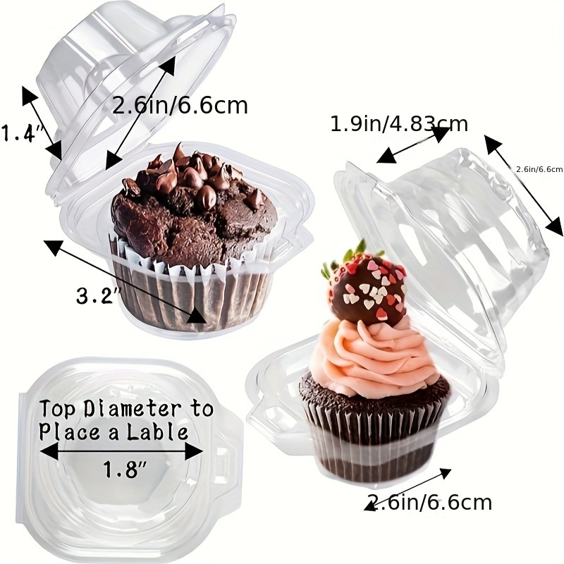 200-Piece Stackable Cupcake Co - Plastic Dome Clear recensione e prezzo
