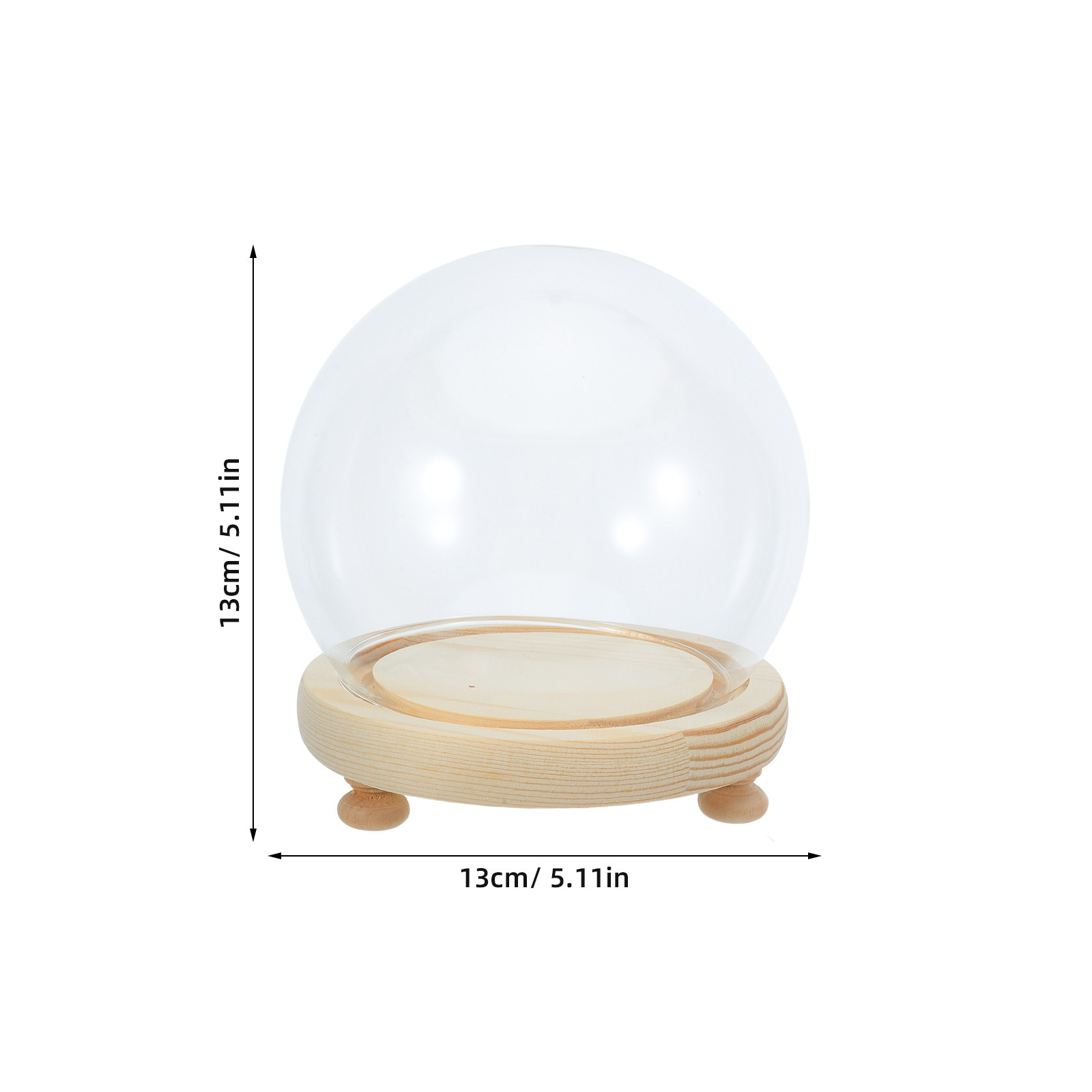 Preserved Flower Glass Dome El - Plastic Dome Clear recensione e prezzo