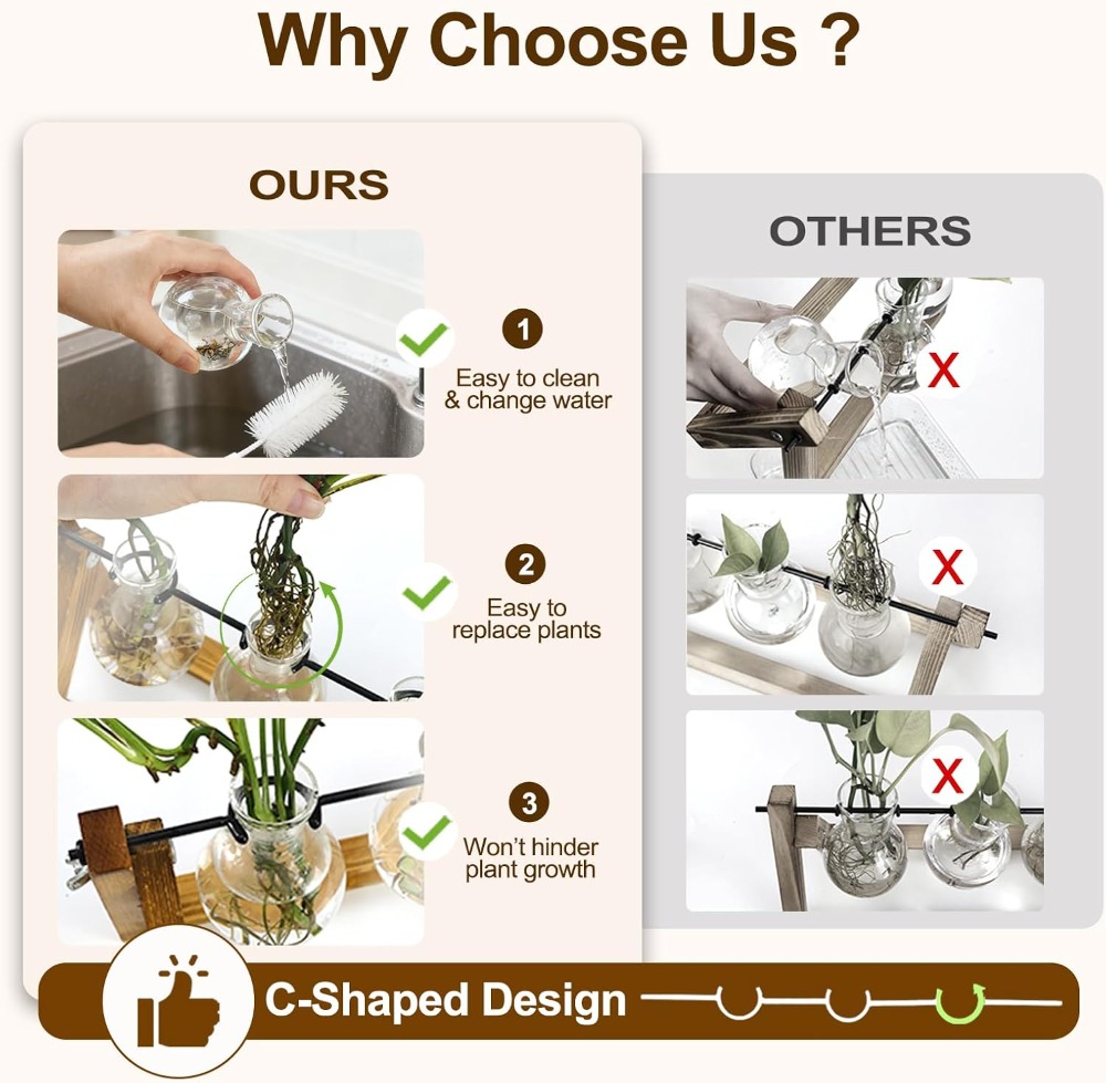 Plant Propagation Station with - Propagation Station Vase recensione e prezzo