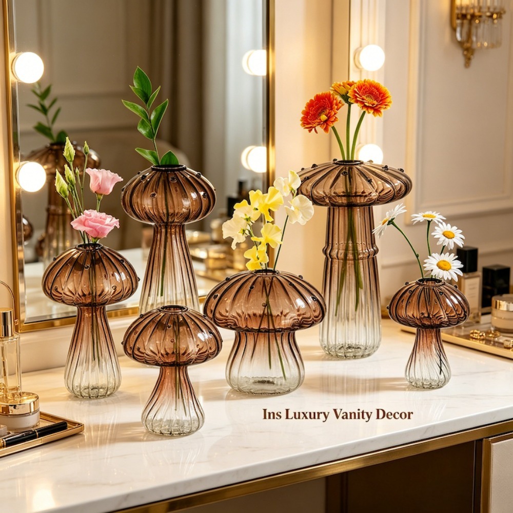 Mushroom‑Design Fluted Glass P - Propagation Station Vase recensione e prezzo