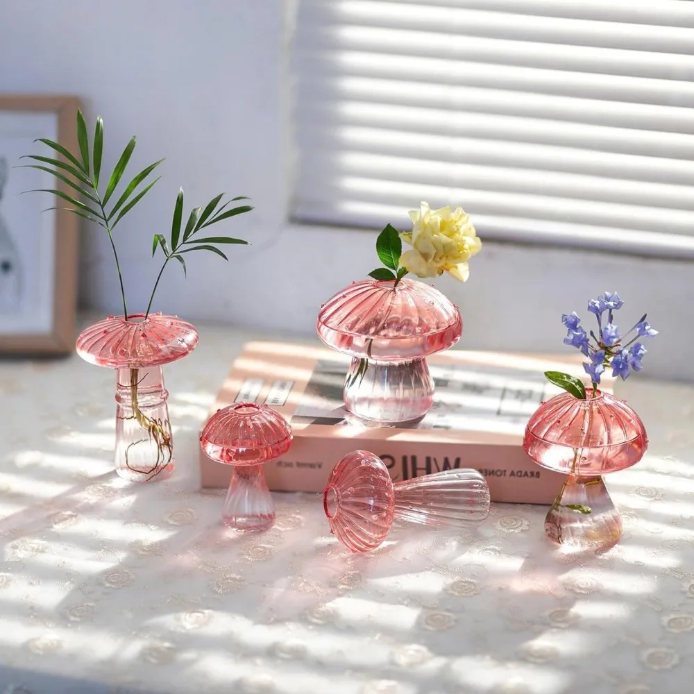 Mushroom‑Design Fluted Glass P - Propagation Station Vase recensione e prezzo