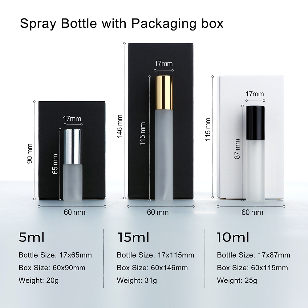 50Pcs 5/10/15ml Perfume Bottle - Misting Bottle Fine recensione e prezzo