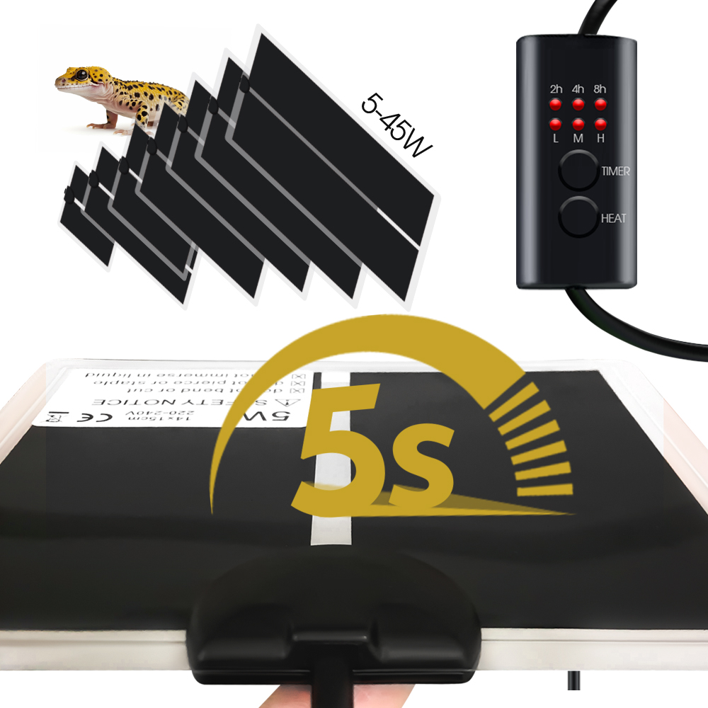 EU Plug 5-20W Reptiles Adjusta - Heat Mat Seedling recensione e prezzo