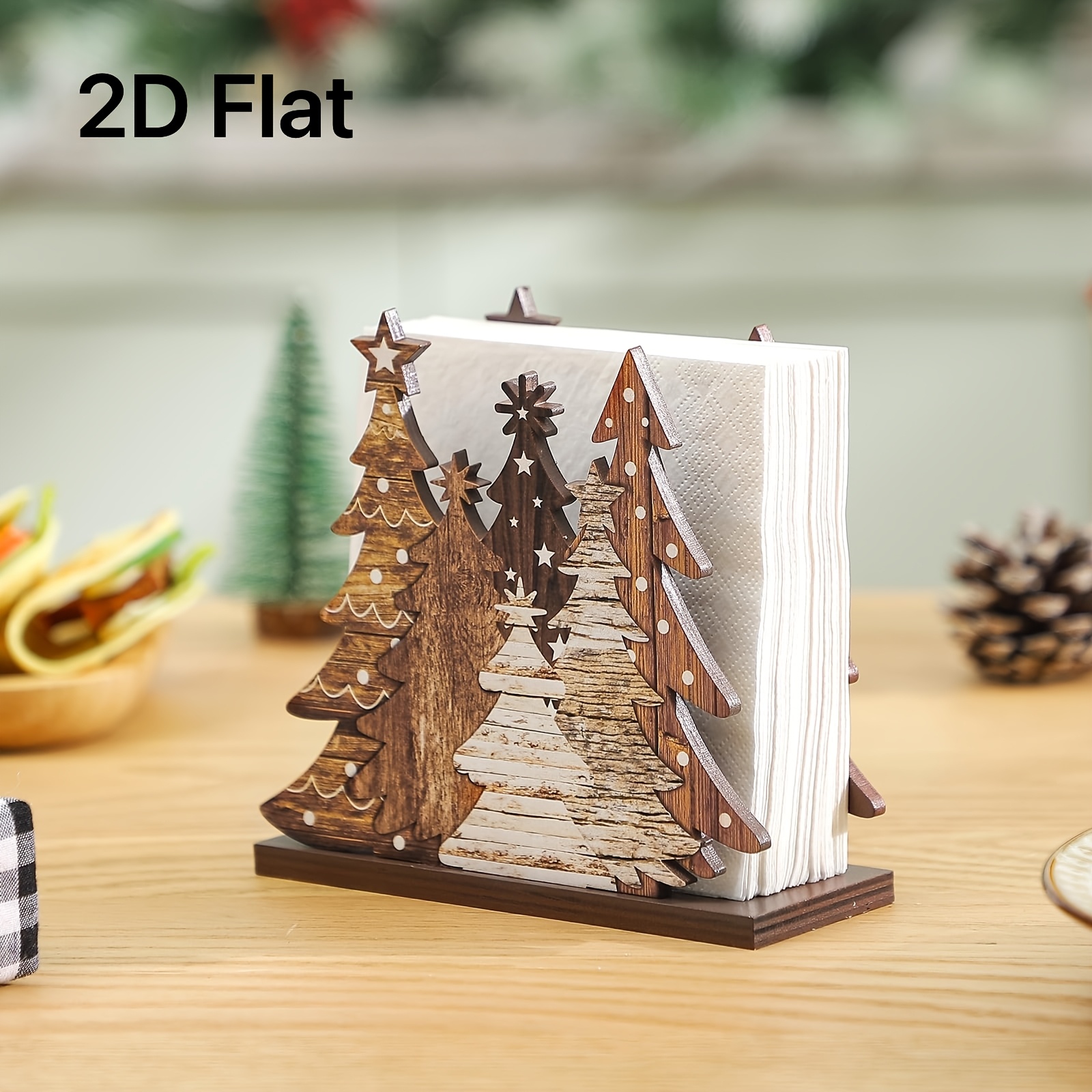 1pc 2D Flat Christmas Tree Tis - Agar Tissue Culture recensione e prezzo