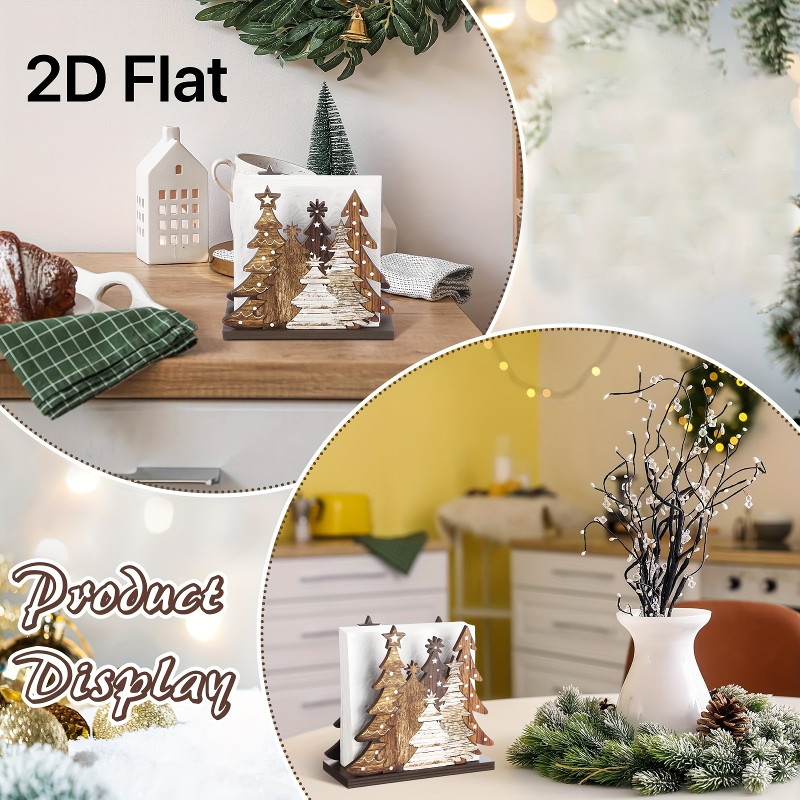 1pc 2D Flat Christmas Tree Tis - Agar Tissue Culture recensione e prezzo