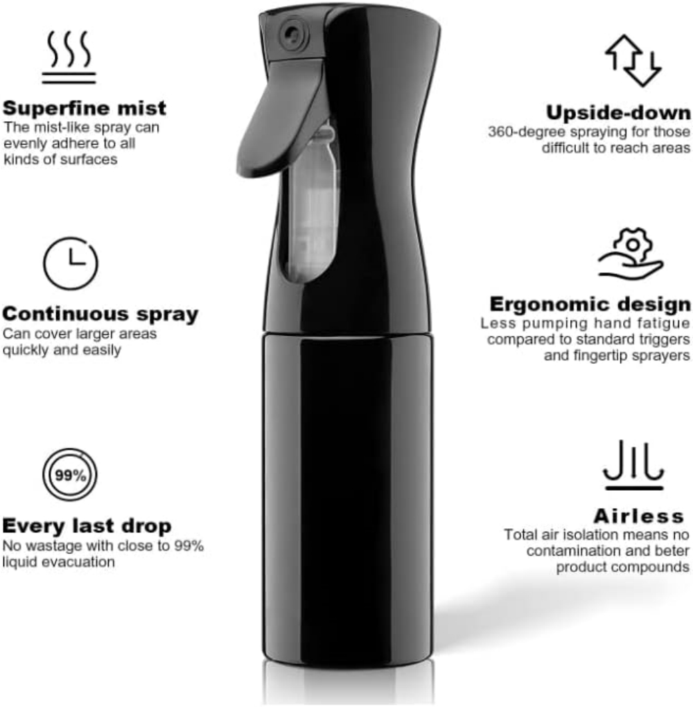 200ml Continuous Spray 360° Up - Misting Bottle Fine recensione e prezzo